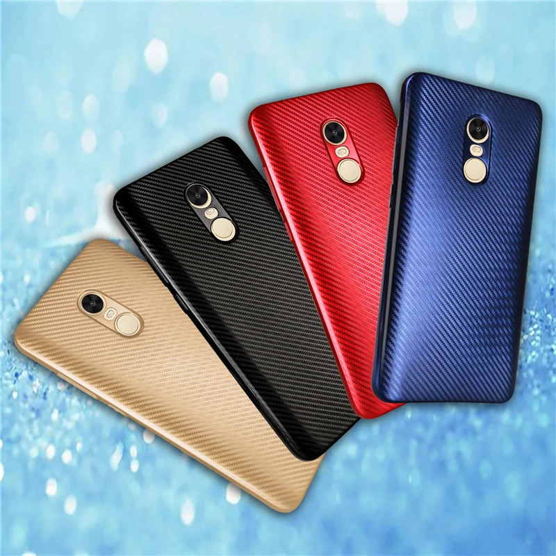 

For Xiaomi Redmi 4X Case/ Redmi Note 4X/Redmi 4 Pro/Redmi 4A/Note 5A Pro/Xiaomi Mi6 Luxury Plating Carbon Fiber Soft Back Cover