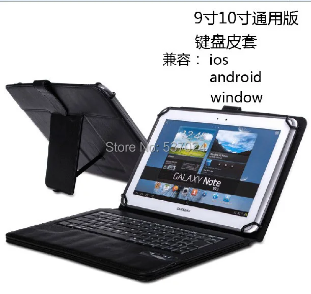 

Removable Bluetooth Wireless Keyboard Folio Stand Leather Case Cover For ASUS ME102A ME302C TF103C N8000 P5200 9" -10" A10-70F