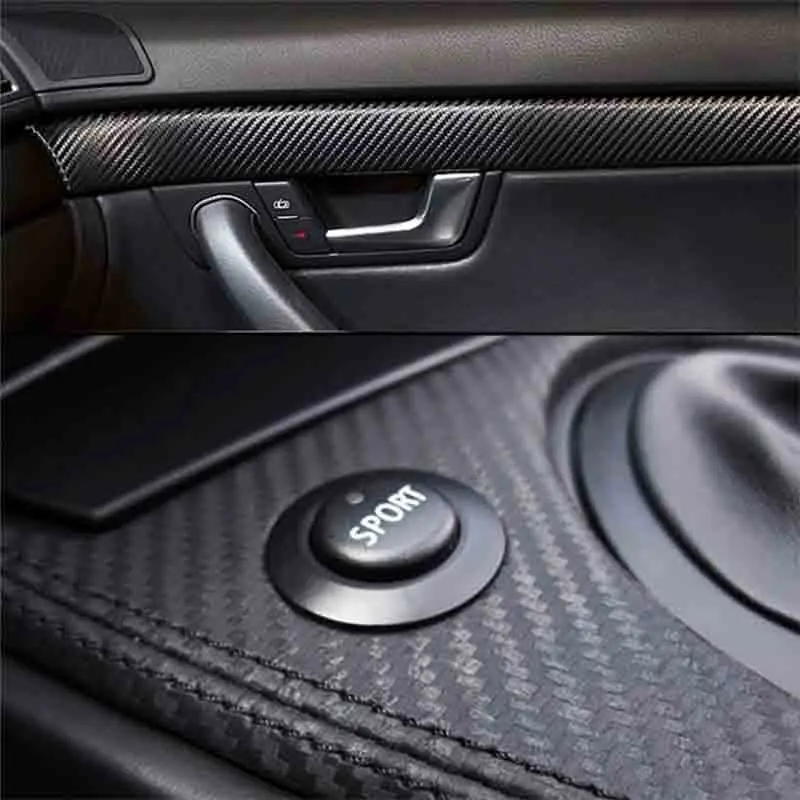 50 см в ширину 3D виниловая пленка из углеродного волокна 3м автомобильные наклейки
