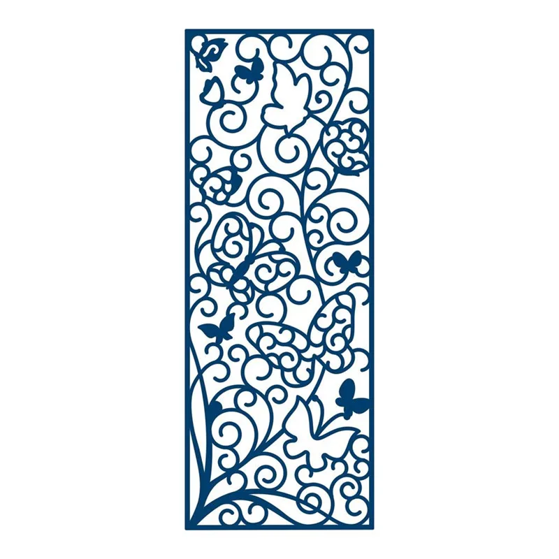 

Eastshape Butterfly Flower Background Dies Scrapbooking Metal Cutting New for 2019 Panel Die Cuts Card Making Craft Dies