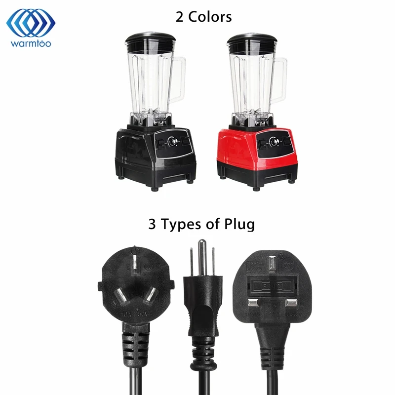 Kitchen Multifunctional Food Processor Juicer Soybean Grinder Meat Mincer Smoothie Maschine 2200W 2L Household 220v multifunction electric juicer household meat grinder kitchen food processor tool only with 1 juicer cup