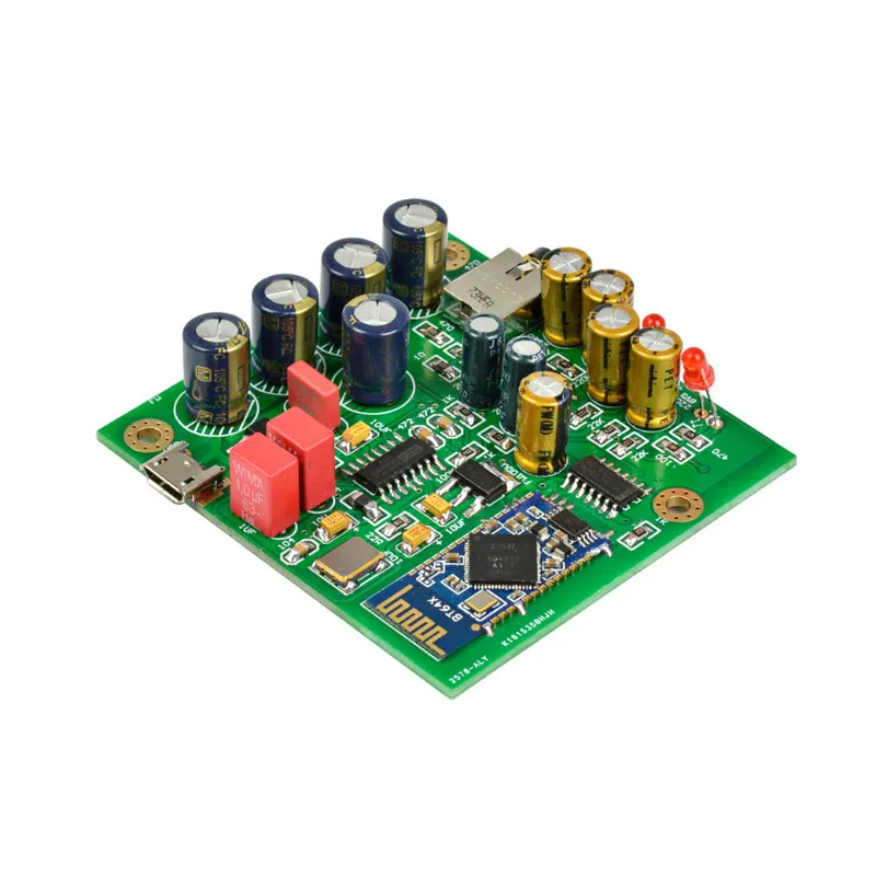 AIYIMA CSR64215 4,2 Bluetooth APTX декодер плата HIFI OP AMP AD823 ES9023 независимое декодирование ЦАП Плата для усилителя DIY - Цвет: board