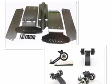 Traxxas X-Maxx TRX XMAXX Wheelie bar with 2 wheels + Metal chassis armor protection crash rc car part