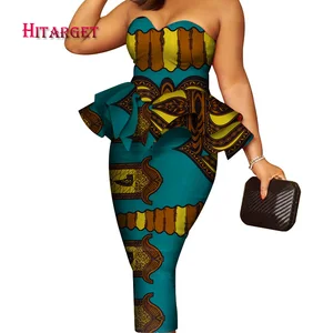 Party Wedding Dress With Breast-wipe Style African Print Dresses Traditional Dress African Dresses For Women Customized