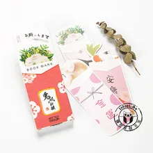 30 шт./лот молиться Кролик серии Закладки S китайский подарочные карты милый книга марка Бумага школы и офиса Закладки