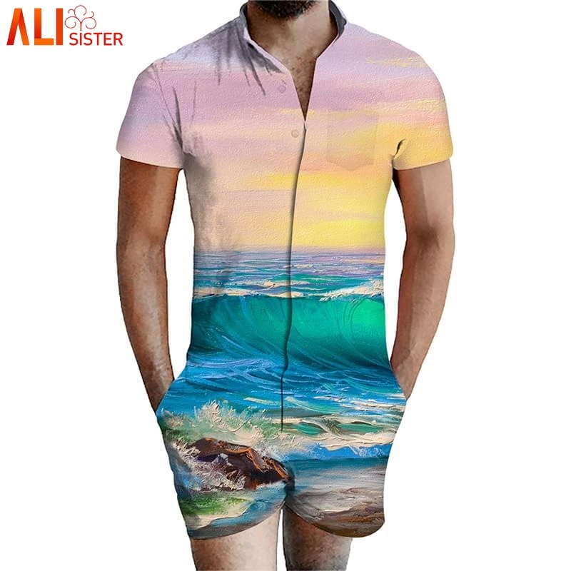 hawaiian overalls