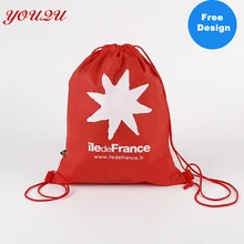 Custom Non Woven Fabric Buggy Bag Storage Bag Drawstring Bag costom logo accepted and free design