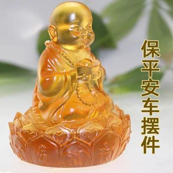 

Buddhist articles of colored glaze small Shamil incense furnaces home furnishings gifts Xiangdao Zen ceremony decorations