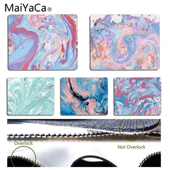 

MaiYaCa Cool New Colorful pink Marble Computer Gaming Mousemats Small Super Office Gaming Lock Edge Mouse Pad