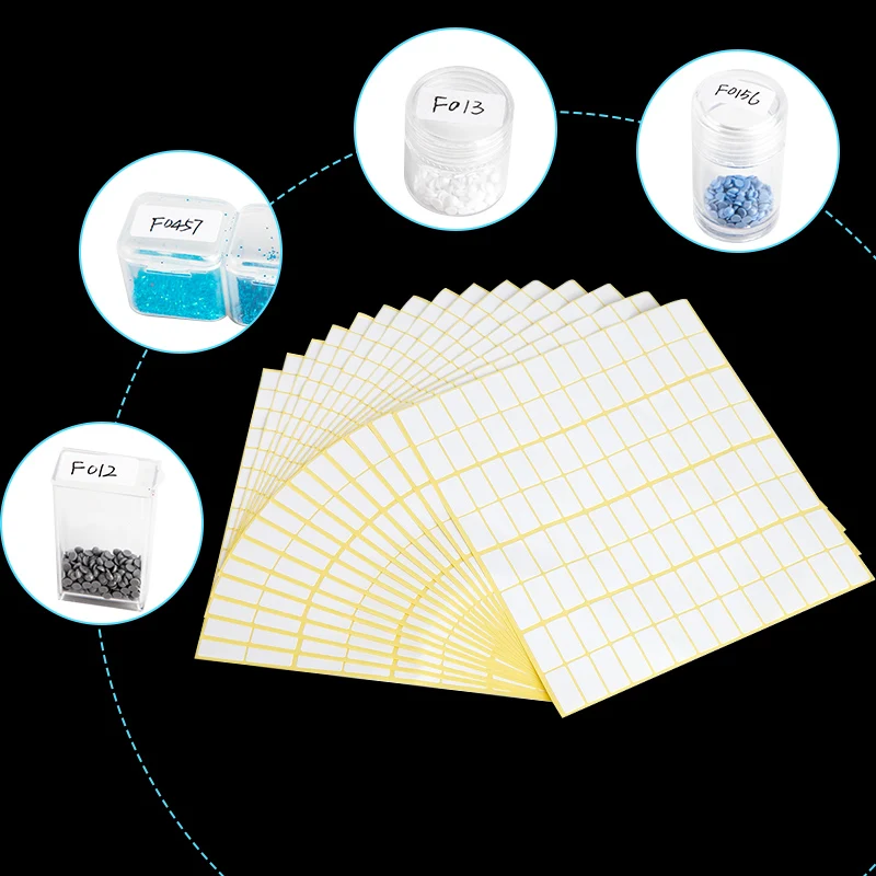 5/10/15 листов со стразами аксессуары для рисования хранения этикетка наклейки алмазные Классификация хранения различие этикетка наклейки