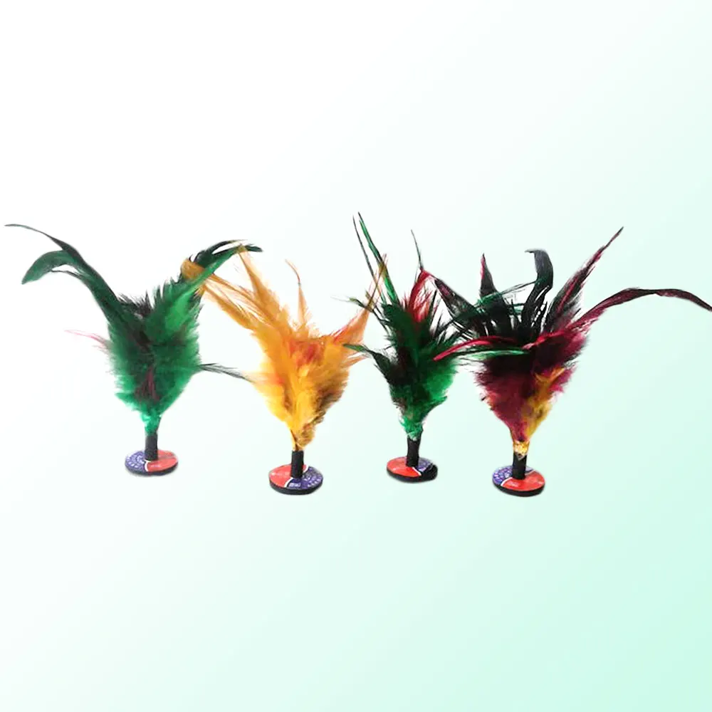 

Jianzi Foot Feather Shuttlecock Outdoor Game Activities Exercise Silicone Base