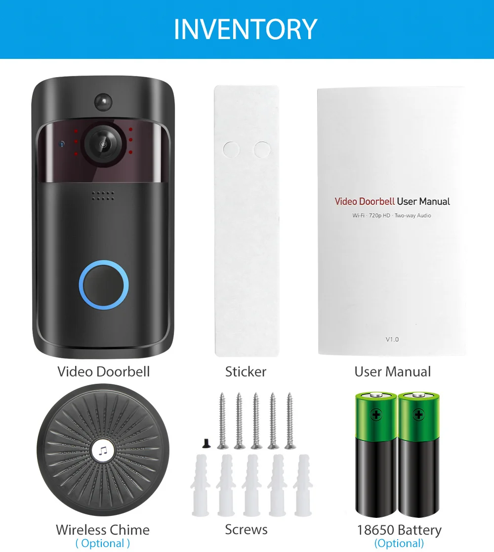 13 Wi-Fi Video Doorbell