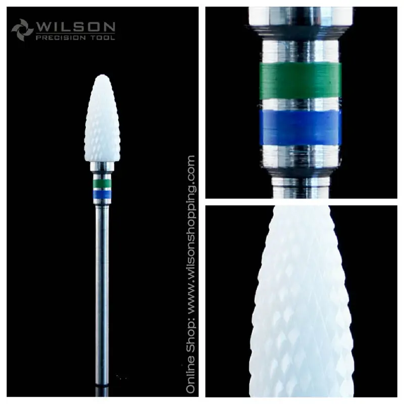 

WILSON Bullet Shape Coarse White Ceramic(6400401)-Nail Drill Bit/Tools/Nails/Uñas Accesorios Y Herramientas/Nail Accessories