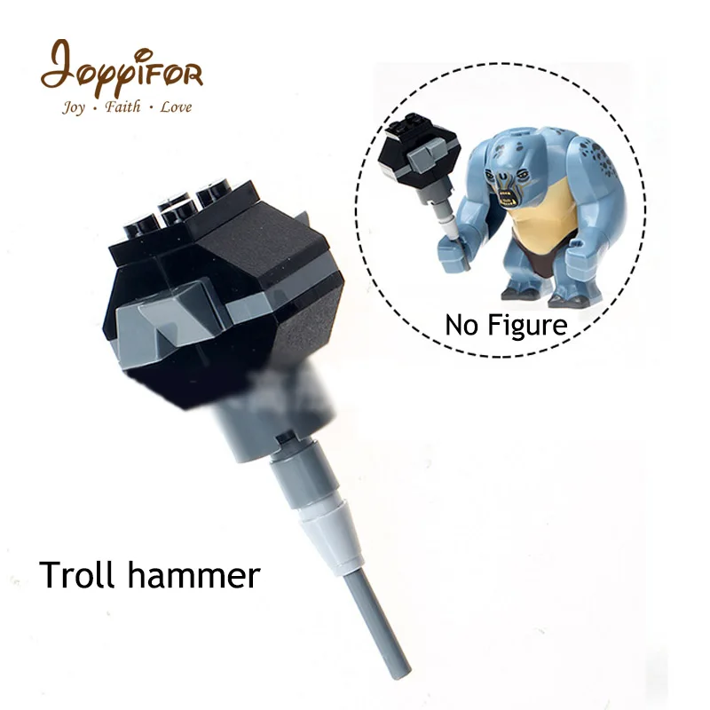 

Joyyifor Single Sale WM223 Cave Troll Lord of the Rings Monster Hammer Action Figure Building Blocks Toy for Kids Children Gifts