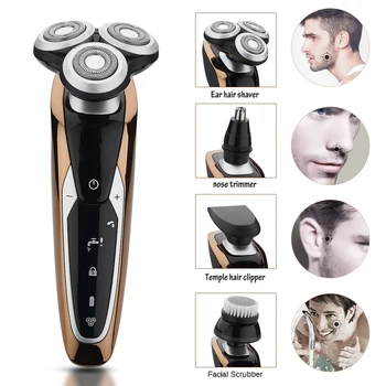 

Electric Shaver for Men Professional 4 In 1 Multifunctional Rechargeable Hair Shaving Machine Washable Hair Cutting Device