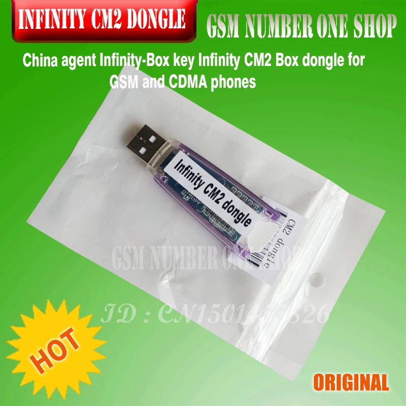 Original new China agent Infinity-Box Dongle Infinity CM2 Box Dongle for GSM and CDMA phones