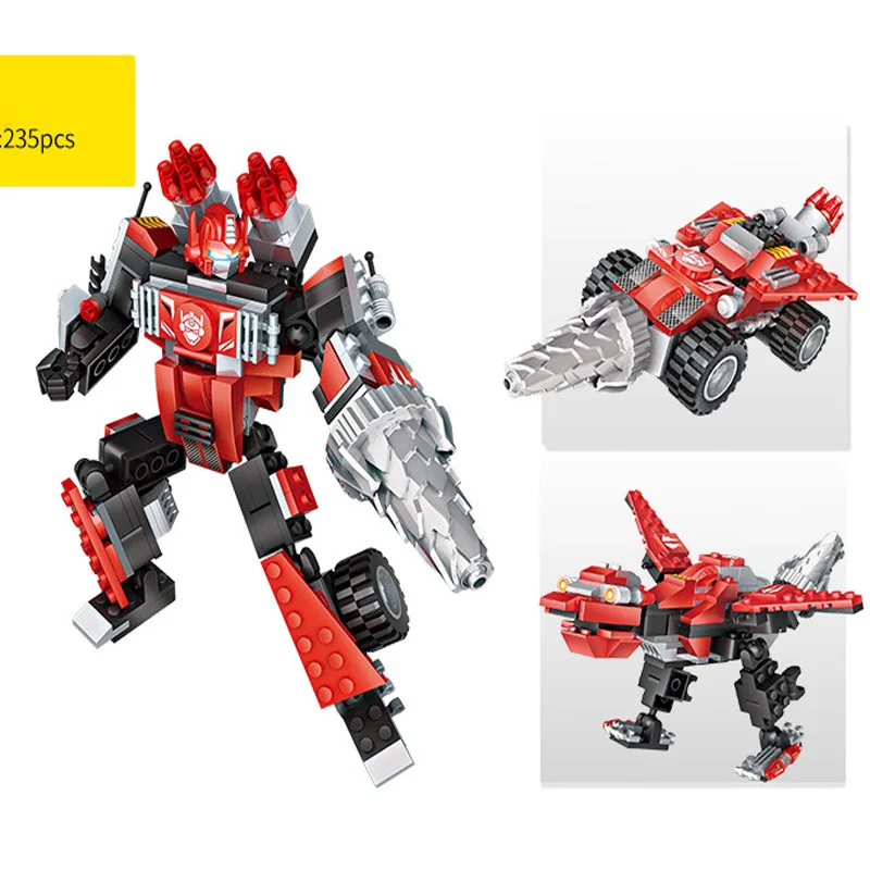 

Deformed robot Transformation cars Height Bricks City Star wars Creator Educational Toys building block toy For Children
