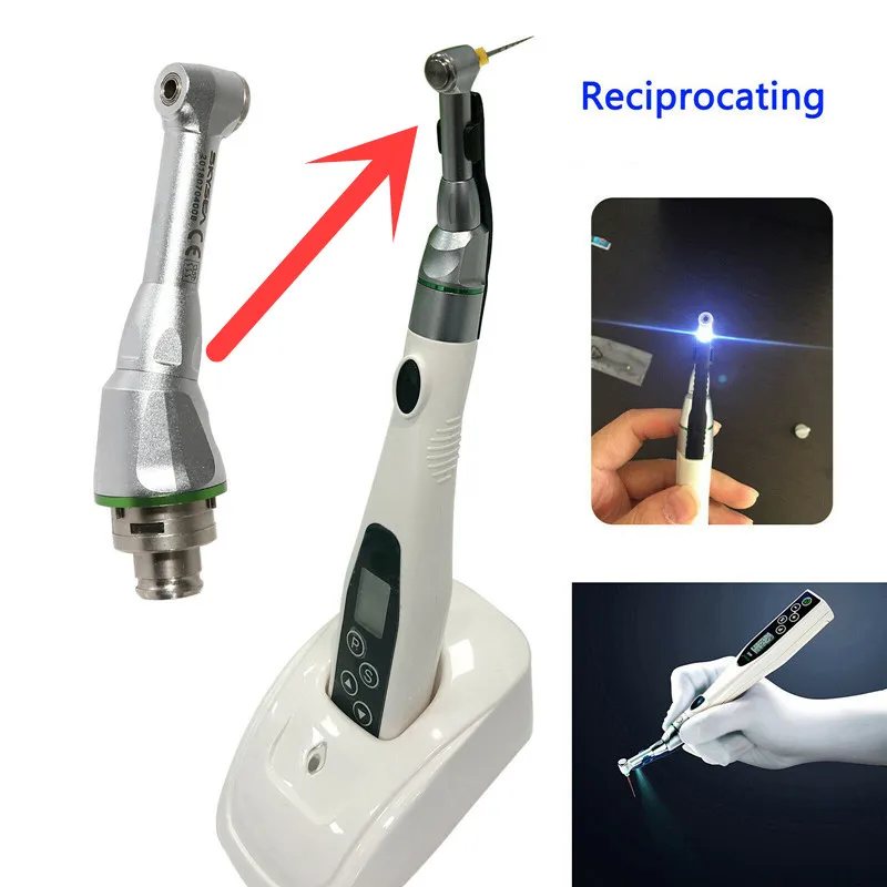 

Dental 16:1 Reduction Contra Angle Push Head for Cordless Endodontic Endo Motor