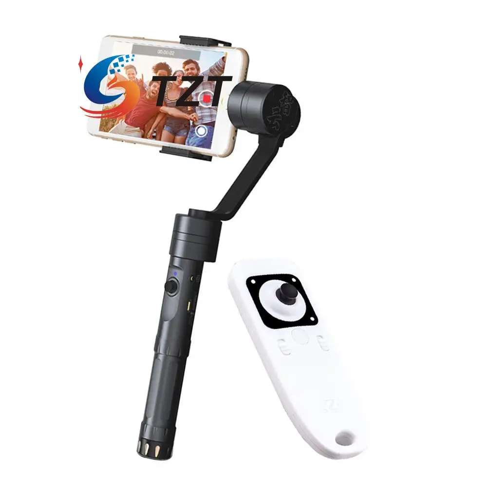 Free DHL Fedex Zhiyun Smooth II 2 3 Axis Brushless Handheld Gimbal Stabilizer with Remote Controller
