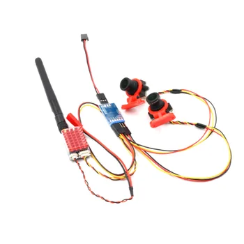 

1Set Dual Camera Video Audio Transmission Front and Back Camera Real-time Image Receiving Display Remote switching for RC Drone