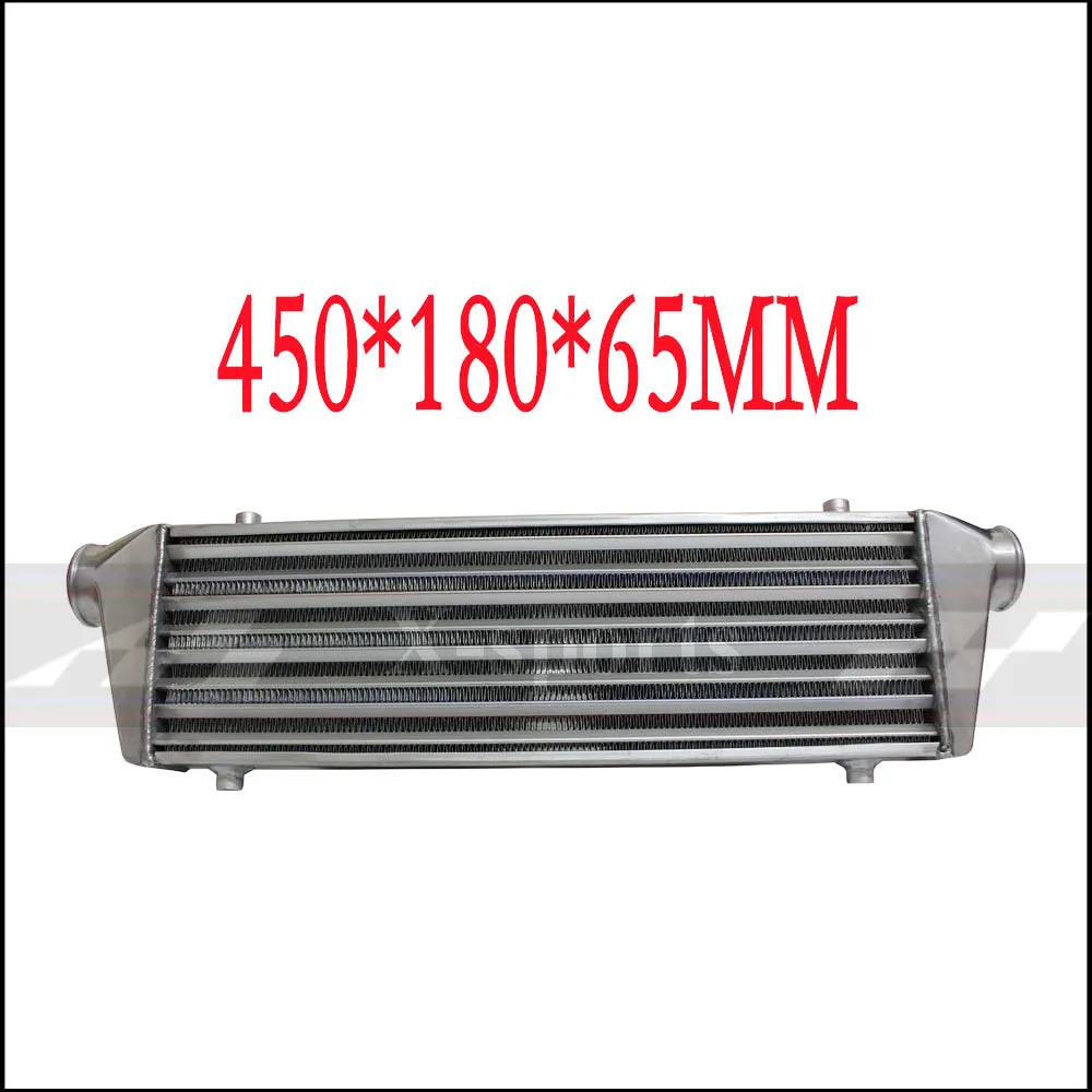 

Car Cooling System Turbo Parts Radiator Intercooler Front Mount Universal High Quality Aluminum Silver Core Body 450*180*65