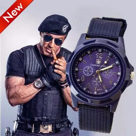 2017 New Quartz font b Watch b font Famous Brand Men Army Military font b Watch