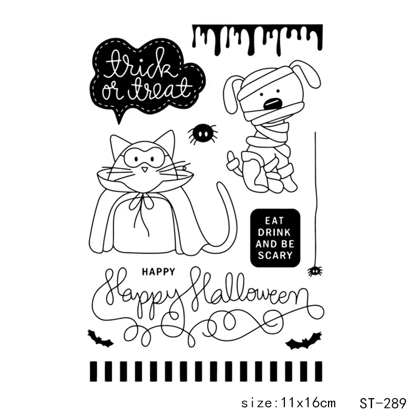 

AZSG Injured dog Theme clear stamp scrapbook rubber stamp seal paper craft clear stamp card making
