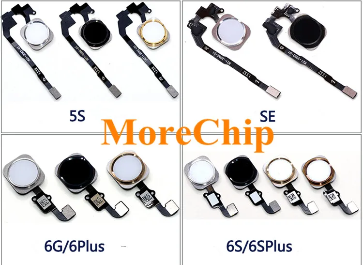

For iPhone 5 5S SE 6G 6Plus 6S Home Button Flex Cable Assembly Fix Return Function Complete Set