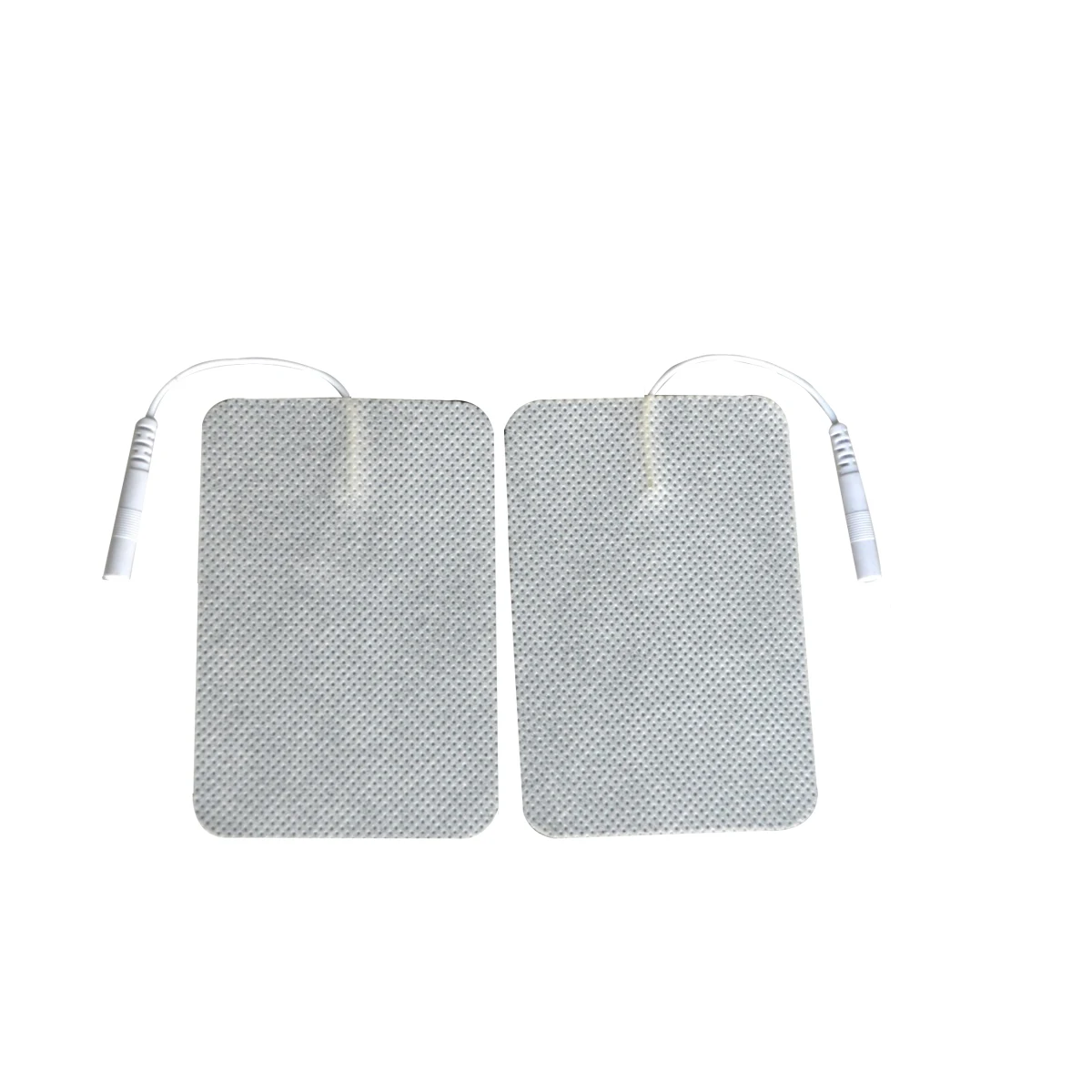 50Pairs/Lot Electrode Connecting Lead Wire Cable Replacement Pads For Tens Therapy Massager Plug