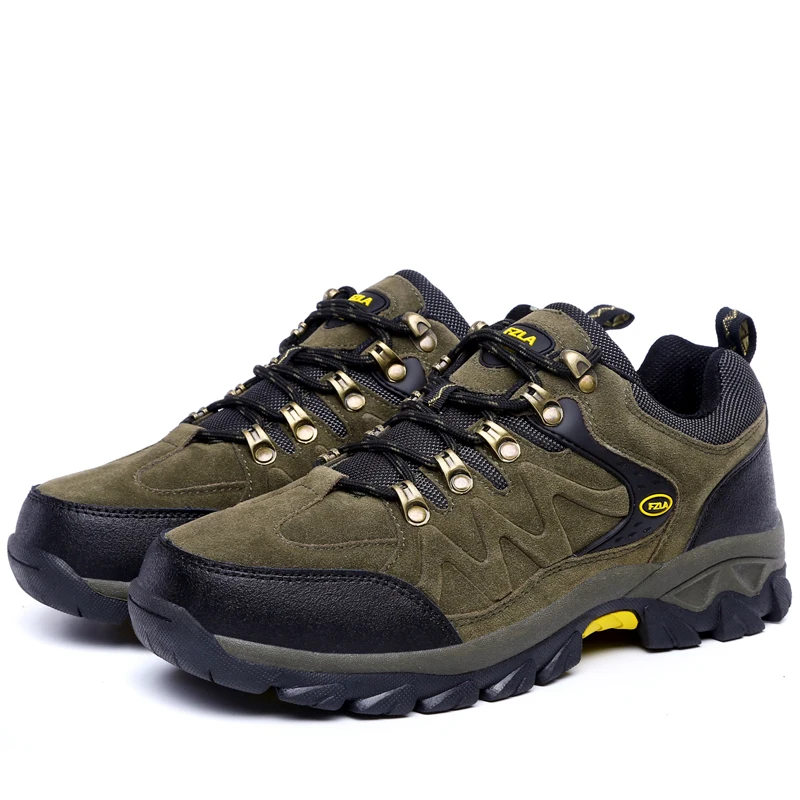 

Autumn Winter Men Sport Mountain Hiking Shoes Hunting Athletic 2017 Breathable Climbing Sneakers Trekking Shoes