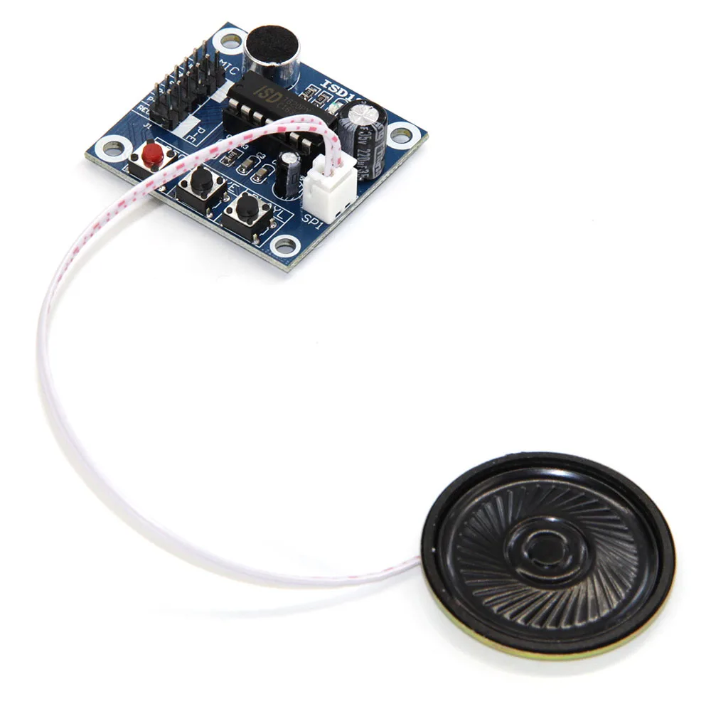 

ISD1820 Voice Recording Recorder Module With Mic Sound Audio Loudspeaker New