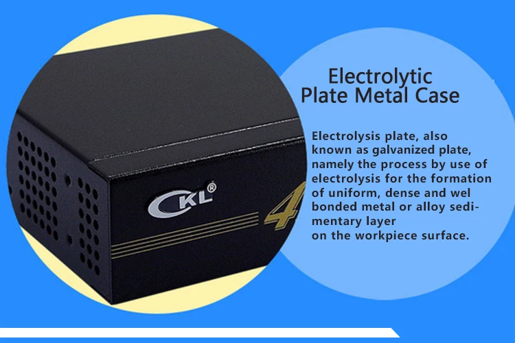 Ckl высококачественный черный 1x4 Порты и разъёмы dvi-сплиттер Многофункциональный Поддержка HDCP DDC ddc2 DDC2B 1920*1080 rackmount металла dvi-94e