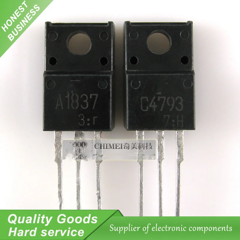 

20PCS 2SC4793 2SA1837 C4793 A1837 230V 1A TO220F each 10pcs New Original