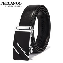 

FEECANOO Designer Leather Strap Male Belt Automatic Buckle Belts For Men Girdle Wide Men Belt Waistband ceinture cinto masculino