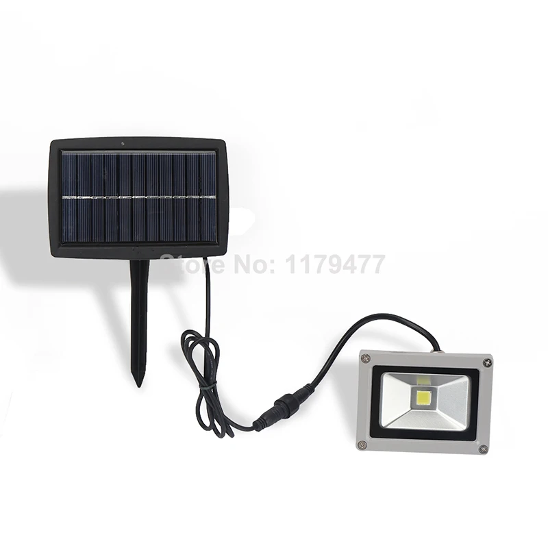 Conduziu a Luz Solar ao ar Conduziu a Energia Luzes do Jardim à Prova Luz do Ponto Livre Solar Dwaterproof Água Holofote Spotlight Lâmpada Bulbos no Painel Cob 6 jardim à prova dwaterproof água holofote spotlight