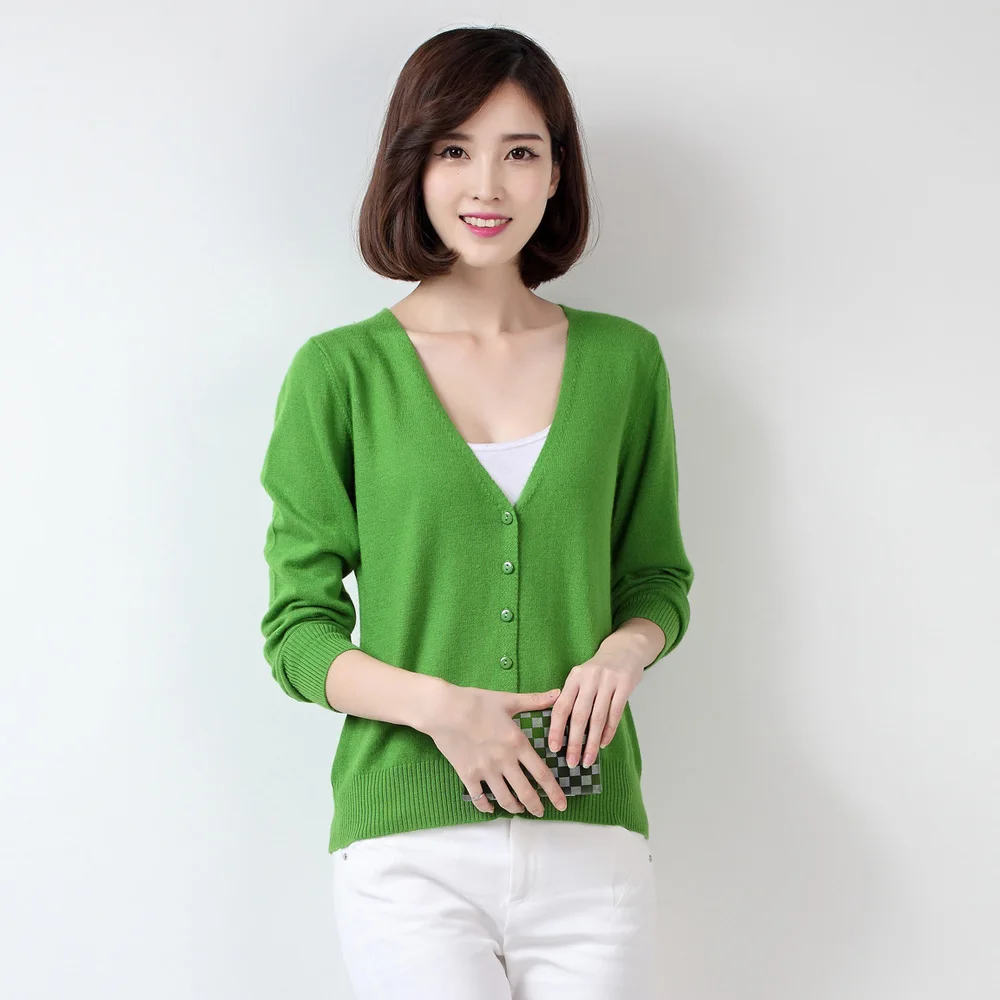 Fashion Cashmere Cardigan Sweaters Women Blouse Knitted Cashmere Coat V-neck Solid Elastic Slim Female Casual Jacket D199 Fashion Cashmere Cardigan Sweaters Women Blouse Knitted Cashmere Coat V-neck Solid Elastic Slim Female Casual Jacket D199