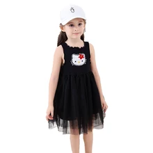 Summer Style Lace Girls Dress Baby Girls Casual Dresses KT Cartoon Children's Clothing Vestidos Infantis Toddler Girl Clothing Summer Style Lace Girls Dress Baby Girls Casual Dresses KT Cartoon Children's Clothing Vestidos Infantis Toddler Girl Clothing