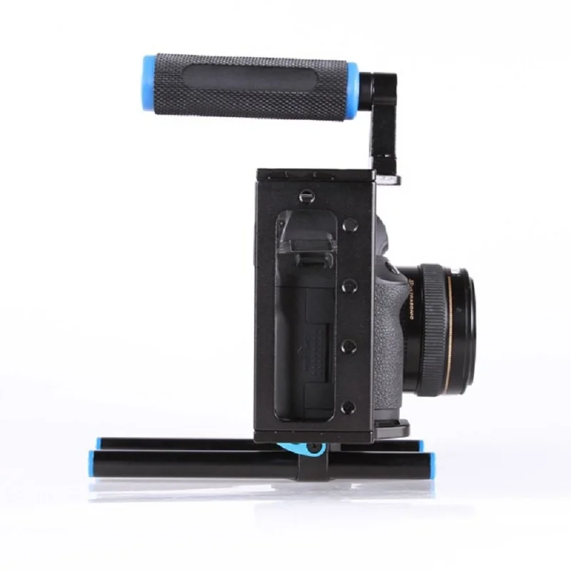Крепление Стабилизатор Lightdow DSLR для камеры Canon 5D Mark II Nikon D7000 D800 D90 15 мм|camera cage|dslr camera