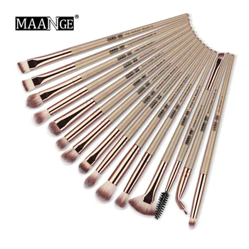 

15Pcs Cosmetic Wooden Eyebrow Eyeshadow Foundation Brush Makeup Tool Multifunctional Styling Accessories Lace T0417