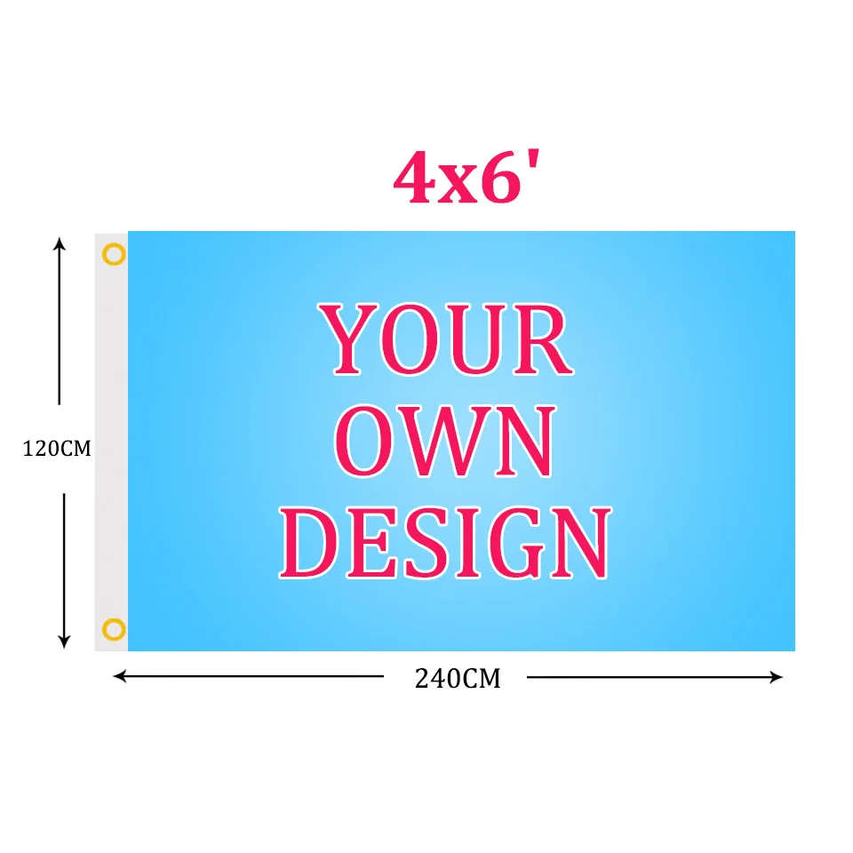 Индивидуальный флаг 4x6FT полиэстер все логотипы все цвета настройки флага баннеры с двойной стороны