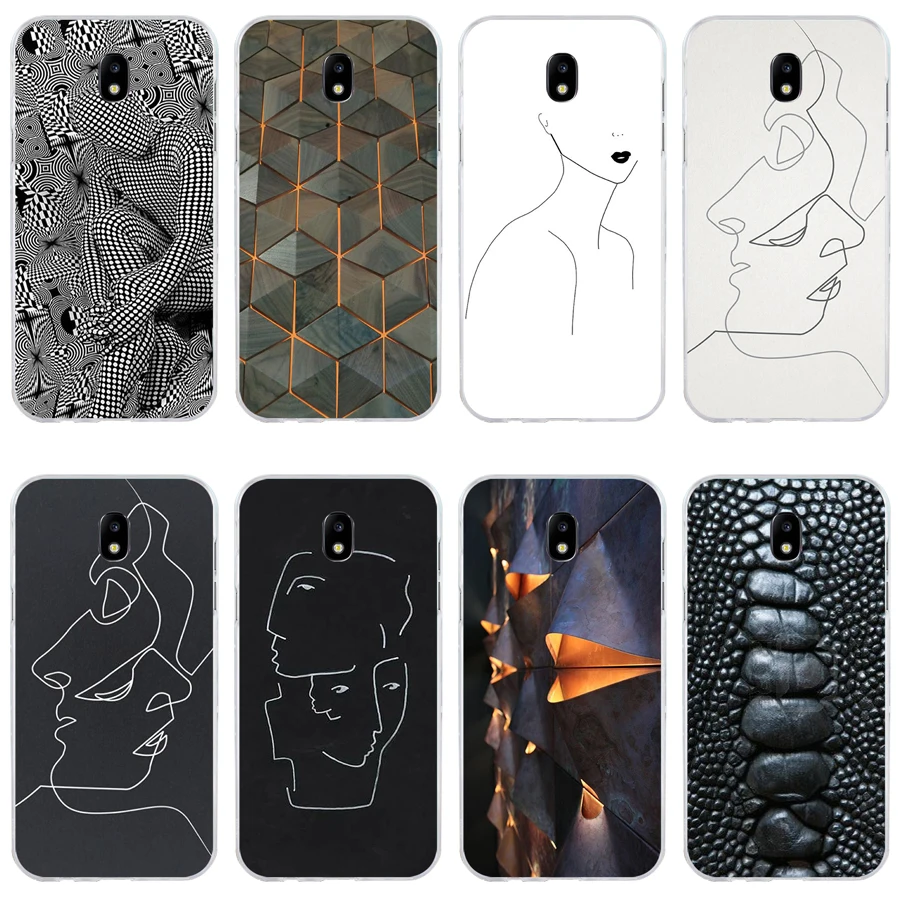 

21H Close Noir Soft Silicone Tpu Cover phone Case for Samsung j3 j5 j7 2016 2017 a3 2016 a5 2017 a6 2018