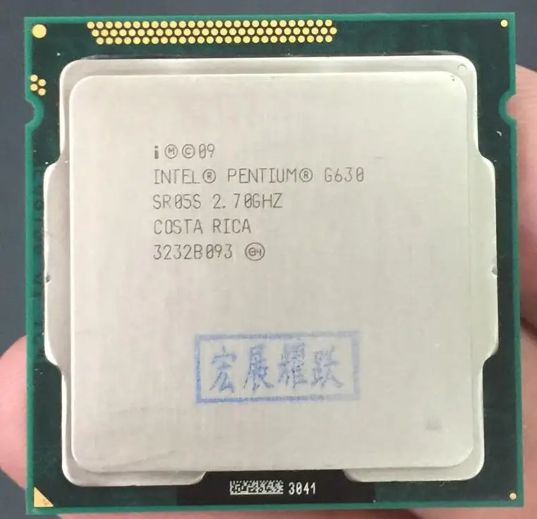 شحن مجاني إنتل وحدة المعالجة المركزية بنتيوم G630 3 M مخبأ ، 2.70 GHz LGA1155 TDP 65 W ثنائي النواة جهاز كمبيوتر شخصي سطح المكتب وحدة المعالجة المركزية