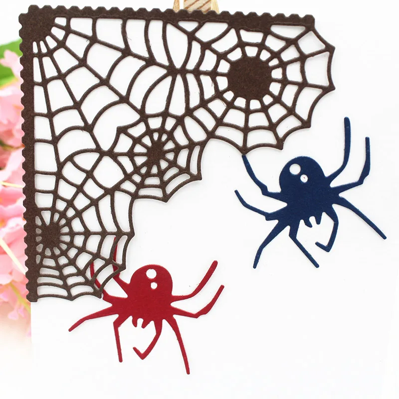 

New Spider Web Metal Cutting Dies Cobweb Steel Craft Dies Scrapbooking DIY Albums Decorations Embossing Stencil For Cards Making