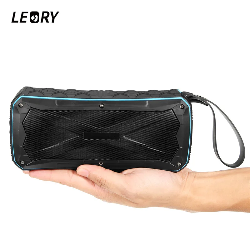 

2018 LEORY S610 Outdoor IP66 Waterproof bluetooth Speaker Portable 4500mah Handfree Wireless bluetooth Speaker Dual Loudspeaker