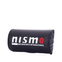 Вышивка для NISMO Эмблема автомобиля из углеродного волокна Стиль Подголовник мягкая подушка для шеи для nissan gtr qashqai j11 j10 juke аксессуары