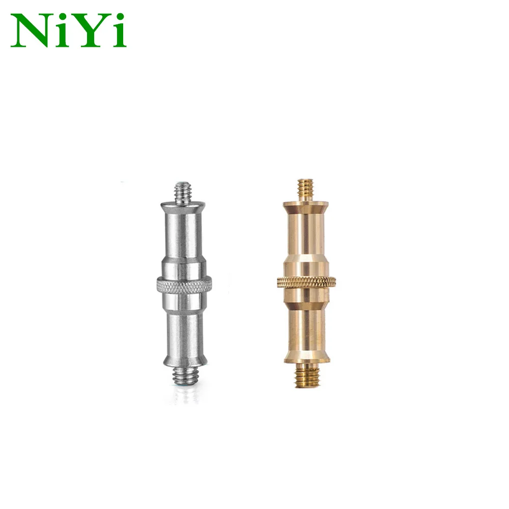 

NiYi Photo Studio Accessories Metal 1/4-3/8 Spigot Stud Adapter Camera Screw for Speedlite Flash Light Stand Umbrella Tripod
