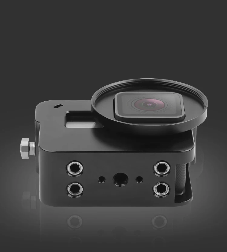 Aluminium Protective Frame Case Shell Protector Housing CNC+ UV Filter Lens Protector For GoPro Hero 5 6 7 Black Accessories