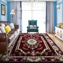 ALITEXTILEBTOC размера плюс цветочный ковер Шерсть Ковры для дивана журнальный столик ручной работы удобные мягкие Цветочные ковры