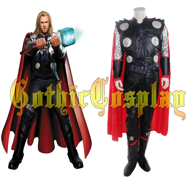 

Hot Anime Movie Anime Avengers: Age of Ultron Thor Odinson Cosplay Costume Uniform S-XL Custom-made