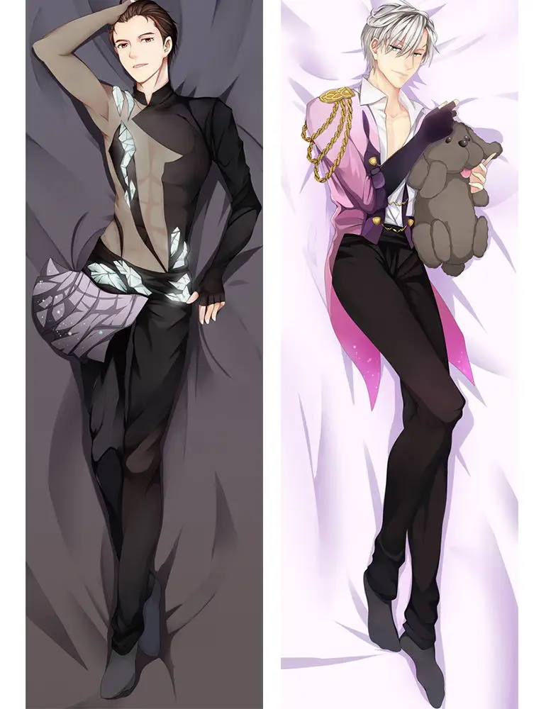 

Japan Anime Hugging Body Pillow Case 150*50 612069 YURI!!! on ICE Katsuki Yuri